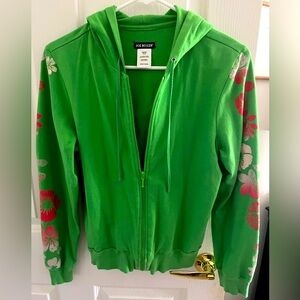 Jo Boxer Lime Green novelty hoodie Medium